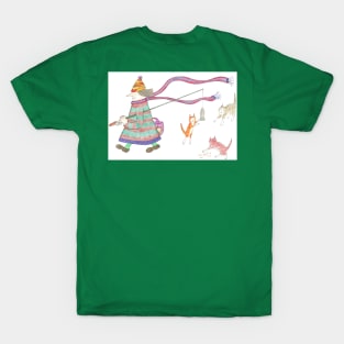 MadCatWoman Fishing For Cats T-Shirt